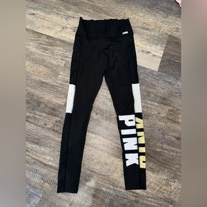 SOLD Victoria secret PINK bonded leggings